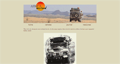 Desktop Screenshot of africaoverland.org