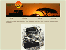 Tablet Screenshot of africaoverland.org